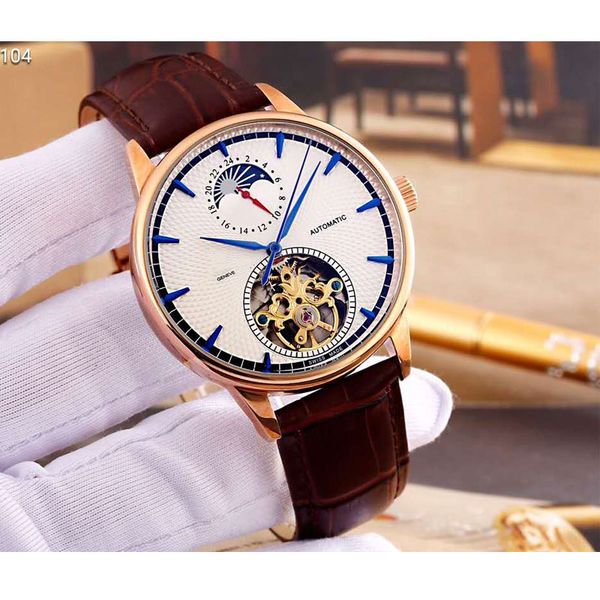 luxury mens designer watches moon phrase flywheel black brown real leather strap mechanical movement wristwatches orologio di lusso
luxury mens designer watches moon phrase flywheel black brown real leather strap mechanical movement wristwatches orologio di lusso