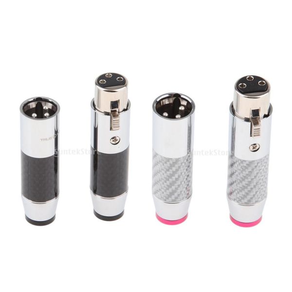 4 pack xlr plugs male and female microphone plug cable adapter 3pin mic jack connector audio mixer equipment socket repair replacement
4 pack xlr plugs male and female microphone plug cable adapter 3pin mic jack connector audio mixer equipment socket repair replacement