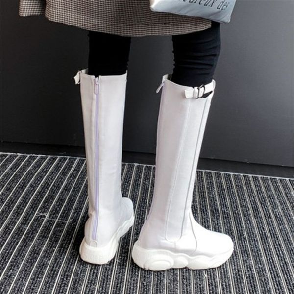 pxelena shoes autumn winter women knee high riding boots buckle back zip platform flat casual soft non slip long boots plus size, Black
pxelena shoes autumn winter women knee high riding boots buckle back zip platform flat casual soft non slip long boots plus size, Black
