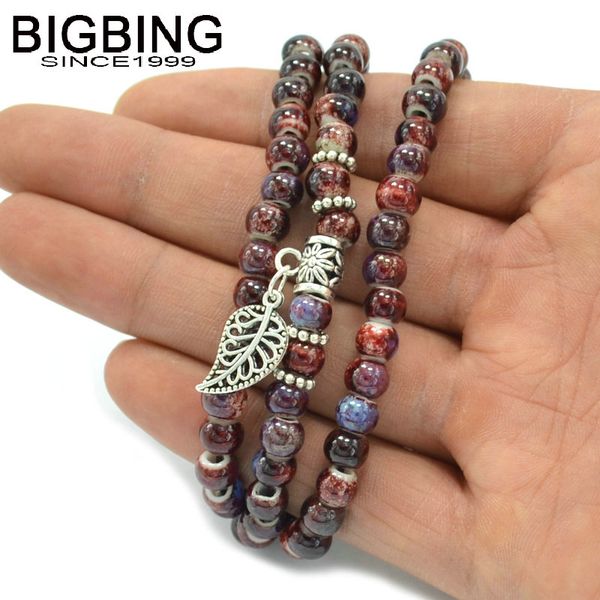 bigbing jewelry fashion layered 100 mixed red ceramic beads charm bracelet handmade bracelet women jewelry a082, Black
bigbing jewelry fashion layered 100 mixed red ceramic beads charm bracelet handmade bracelet women jewelry a082, Black