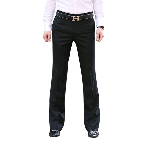 2019 micro-horn trousers male business black straight wide-leg suit pants british casual men's big pants men's trousers
2019 micro-horn trousers male business black straight wide-leg suit pants british casual men's big pants men's trousers