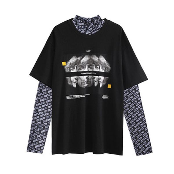 black short-sleeved women loose and mournful women's new summer wind net red old sense girl t-shirt, White
black short-sleeved women loose and mournful women's new summer wind net red old sense girl t-shirt, White