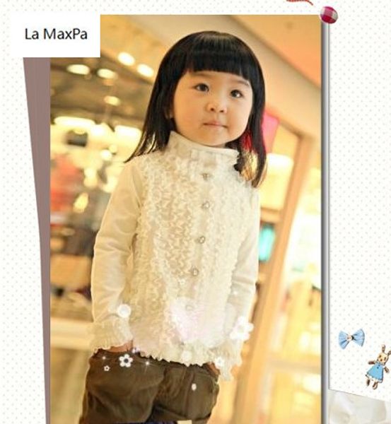 la maxpa new girls blouse children clothing cotton child shirt school girl white blouse single-breasted kids clothes, White;black
la maxpa new girls blouse children clothing cotton child shirt school girl white blouse single-breasted kids clothes, White;black