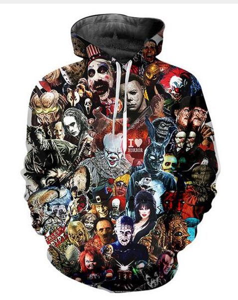 new fashion harajuku style casual 3d printing hoodies horror mask men / women autumn and winter sweatshirt hoodies coats bw0180, Black
new fashion harajuku style casual 3d printing hoodies horror mask men / women autumn and winter sweatshirt hoodies coats bw0180, Black