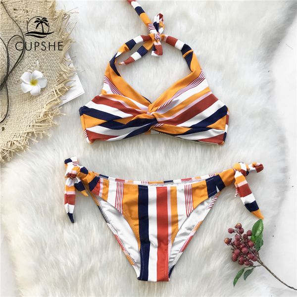 cupshe navy and orange striped twist halter bikini sets women thong two pieces swimsuits 2019 girl beach bathing suits
cupshe navy and orange striped twist halter bikini sets women thong two pieces swimsuits 2019 girl beach bathing suits
