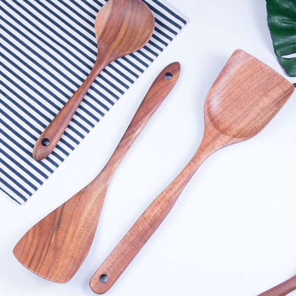 1pc chinese style unpainted solid wood teak spatula rice spoon creative kitchen wooden spoon for kitchen cooking
1pc chinese style unpainted solid wood teak spatula rice spoon creative kitchen wooden spoon for kitchen cooking