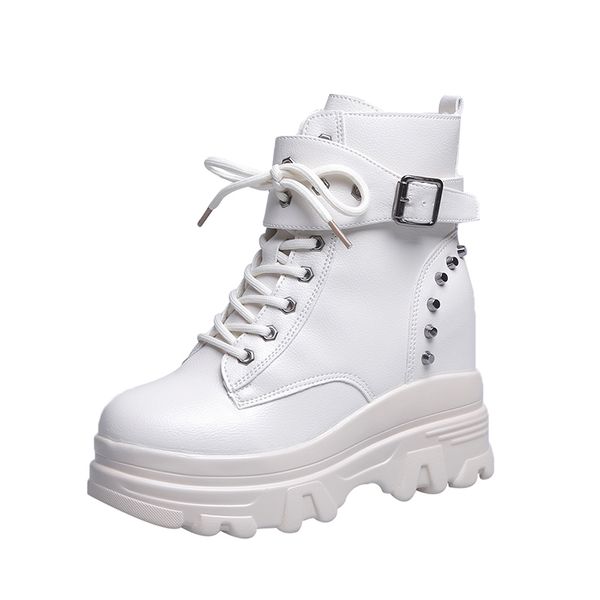 casual women ankle boots autumn thick bottom high rivet sneakers leather platform booties heels winter warm fur boots, Black
casual women ankle boots autumn thick bottom high rivet sneakers leather platform booties heels winter warm fur boots, Black