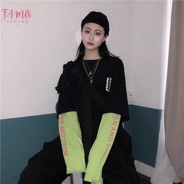 harajuku t shirt fake two pieces shirt wome stitching long sleeve aesthetic long grunge high street graphic t shirts str, White
harajuku t shirt fake two pieces shirt wome stitching long sleeve aesthetic long grunge high street graphic t shirts str, White