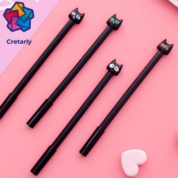 1pc creative kawaii cat gel pen 0.5mm black ink cartoon plastic gel pen for writing office school supplies stationery
1pc creative kawaii cat gel pen 0.5mm black ink cartoon plastic gel pen for writing office school supplies stationery