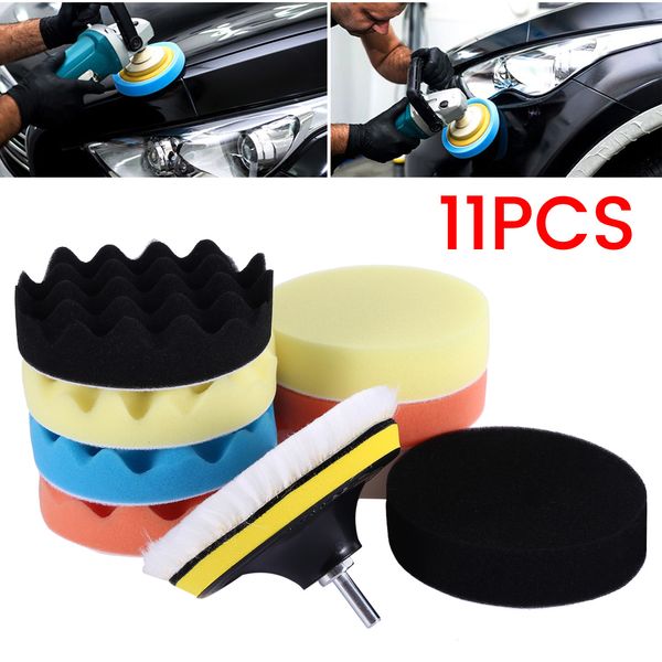 губка 11pcs pad 5" польская полировка полировка убывающей pad kit для автомобилей авто с drill adapter home wax kit
губка 11pcs pad 5" польская полировка полировка убывающей pad kit для автомобилей авто с drill adapter home wax kit