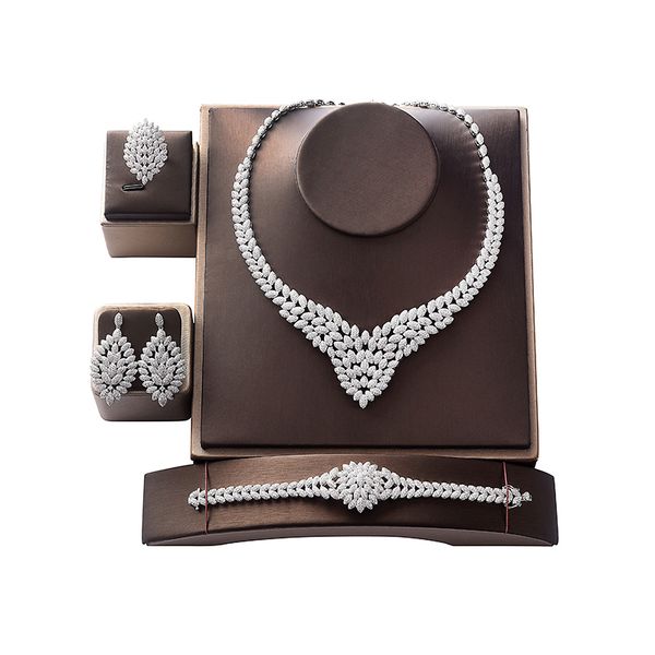 jewelry set hadiyana vintage necklace earring ring and bracelet set zircon bisuteria women wedding party cn738 conjunto de joyas, Silver
jewelry set hadiyana vintage necklace earring ring and bracelet set zircon bisuteria women wedding party cn738 conjunto de joyas, Silver