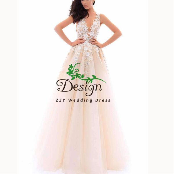 vestidos de fiesta de noche deep v-neck champange appliques flowers handworks prom dresses tulle full-length custom-made vestido, White;black
vestidos de fiesta de noche deep v-neck champange appliques flowers handworks prom dresses tulle full-length custom-made vestido, White;black