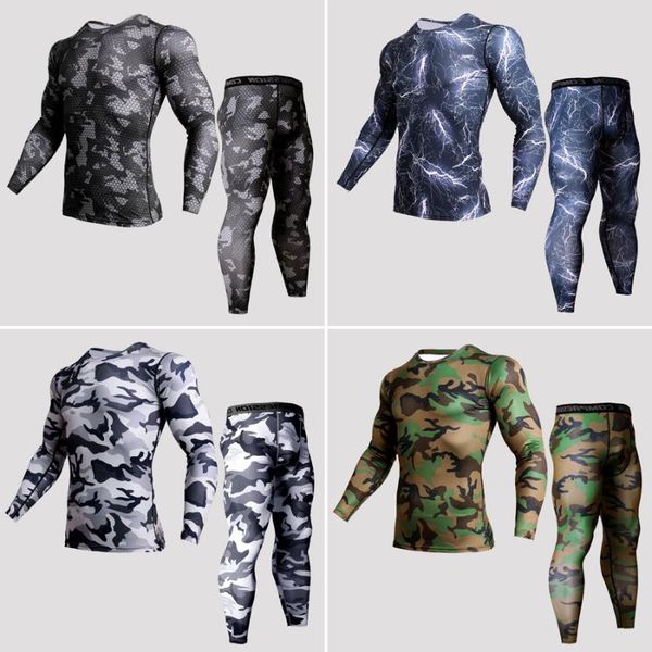 men's camouflage riding underwear set fitness training shirt + leggings quick-drying tights compression clothing rashgard male, Black;red
men's camouflage riding underwear set fitness training shirt + leggings quick-drying tights compression clothing rashgard male, Black;red