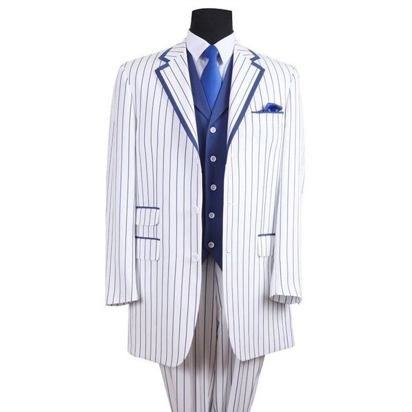 notch lapel two buttons men suits stripe formal terno slim fit masculino bepoke blazer new (jacket+pant+vest+tie+handkerchiefs, White;black
notch lapel two buttons men suits stripe formal terno slim fit masculino bepoke blazer new (jacket+pant+vest+tie+handkerchiefs, White;black
