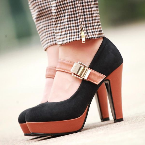 high heels red wedding shoes bride women pumps women shoes thick heeled ladies pink zapatos platform heels, Black
high heels red wedding shoes bride women pumps women shoes thick heeled ladies pink zapatos platform heels, Black