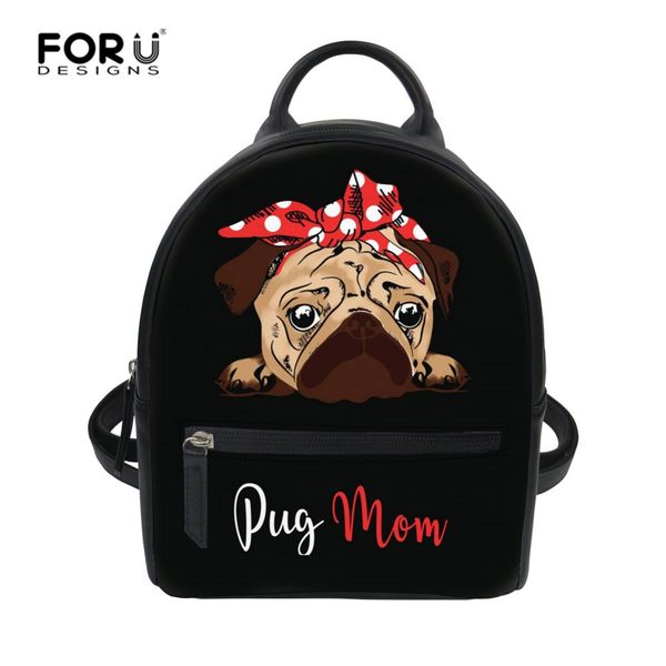 forudesigns women small backpack pu leather backpack cute pug dog school bags for girls fashion shoulder bag female
forudesigns women small backpack pu leather backpack cute pug dog school bags for girls fashion shoulder bag female