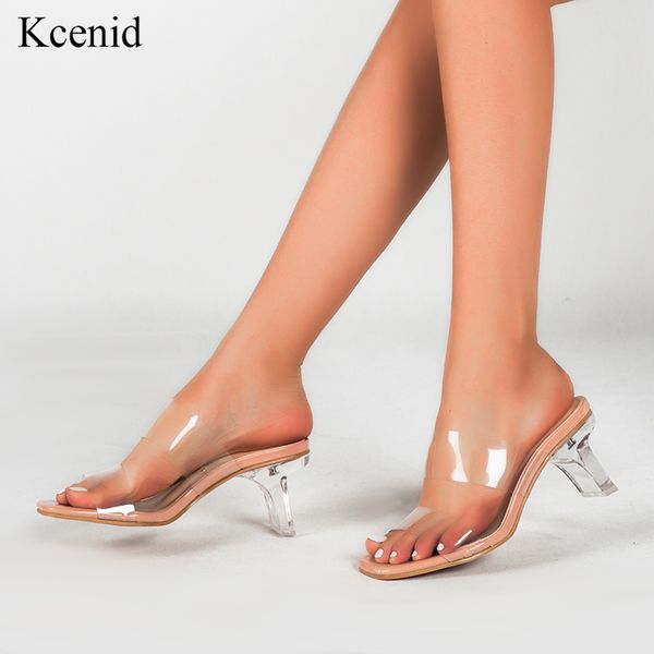 kcenid transparent pvc slippers women fashion square head crystal heel jelly sandals woman perspex heels open toe summer shoes, Black
kcenid transparent pvc slippers women fashion square head crystal heel jelly sandals woman perspex heels open toe summer shoes, Black