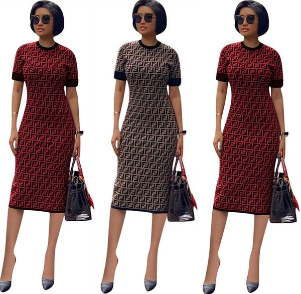 women ff full long slim dress luxury designer summer dresses brand short sleeve bodycon skirt fends womens clothing party dresses c6501, White
women ff full long slim dress luxury designer summer dresses brand short sleeve bodycon skirt fends womens clothing party dresses c6501, White