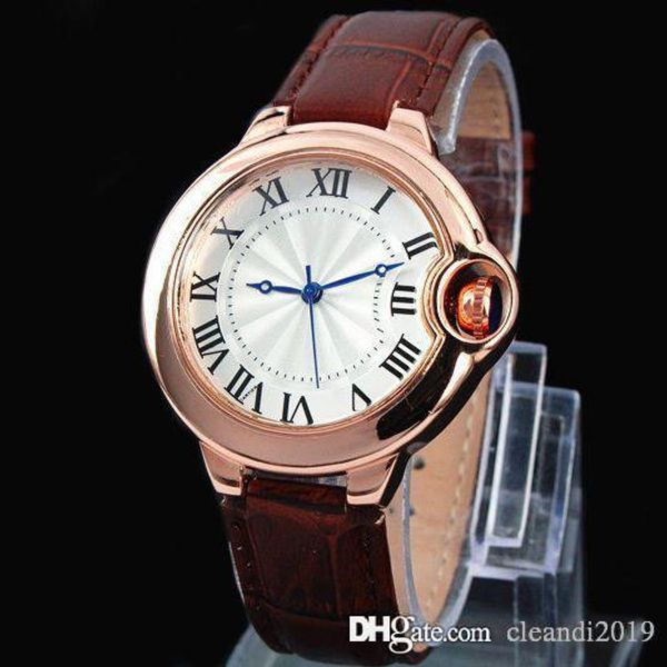 2019 Fashion Top Man Luxury watch genuine leather wristwatch Women Dress Watch Quartz Clock Steel lovers Brown watch Relojes De Marca Mujer, Slivery;brown
2019 Fashion Top Man Luxury watch genuine leather wristwatch Women Dress Watch Quartz Clock Steel lovers Brown watch Relojes De Marca Mujer, Slivery;brown