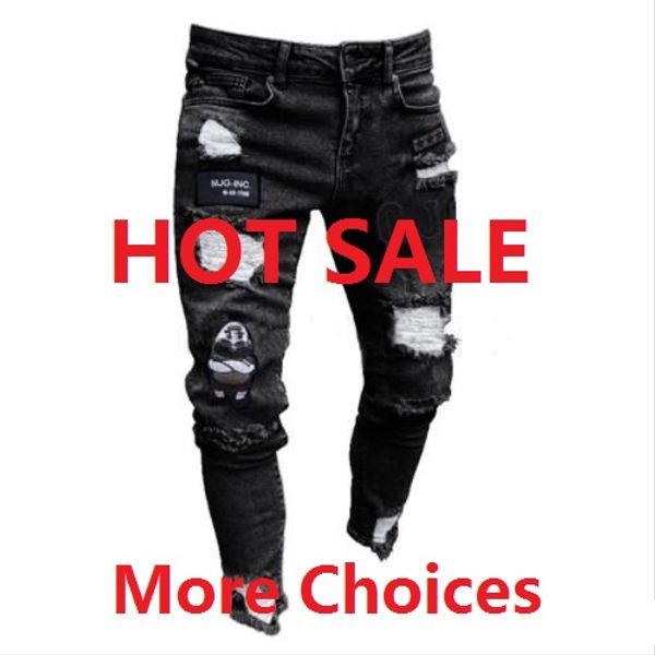 10 styles mens jeans stretchy ripped skinny biker embroidery print destroyed hole taped slim fit denim scratched pants, Blue
10 styles mens jeans stretchy ripped skinny biker embroidery print destroyed hole taped slim fit denim scratched pants, Blue