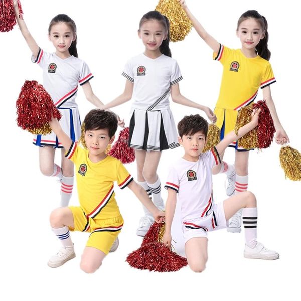 дети футбол болельщик костюмы производительность одежда для девочек танцевальная аэробика черлидинг костюм униформа школа, White
дети футбол болельщик костюмы производительность одежда для девочек танцевальная аэробика черлидинг костюм униформа школа, White