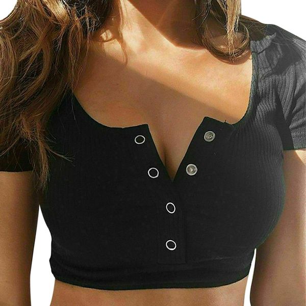 women ladies short sleeve crop elegant plain basic debardeur femme tank party bodycon bandage stretch vest tee tunique femme, White 
women ladies short sleeve crop elegant plain basic debardeur femme tank party bodycon bandage stretch vest tee tunique femme, White