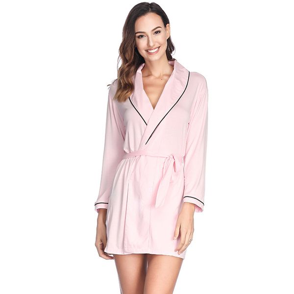 long sleeve turn-down collar cotton robes with belt women bathrobe sleepwear dressing gowns sleep robe warm nightwear pink black, Black;red
long sleeve turn-down collar cotton robes with belt women bathrobe sleepwear dressing gowns sleep robe warm nightwear pink black, Black;red