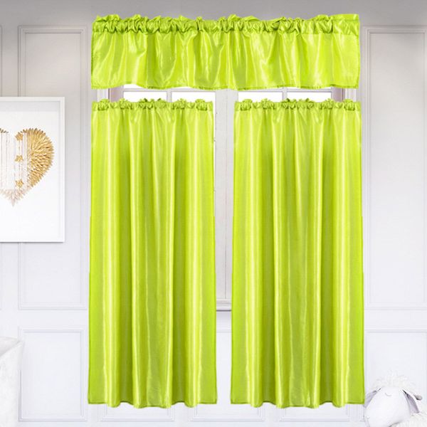 3pcs/set pure color kitchen home curtain with swag tier window curtain set modern window for living room bedroom jy
3pcs/set pure color kitchen home curtain with swag tier window curtain set modern window for living room bedroom jy