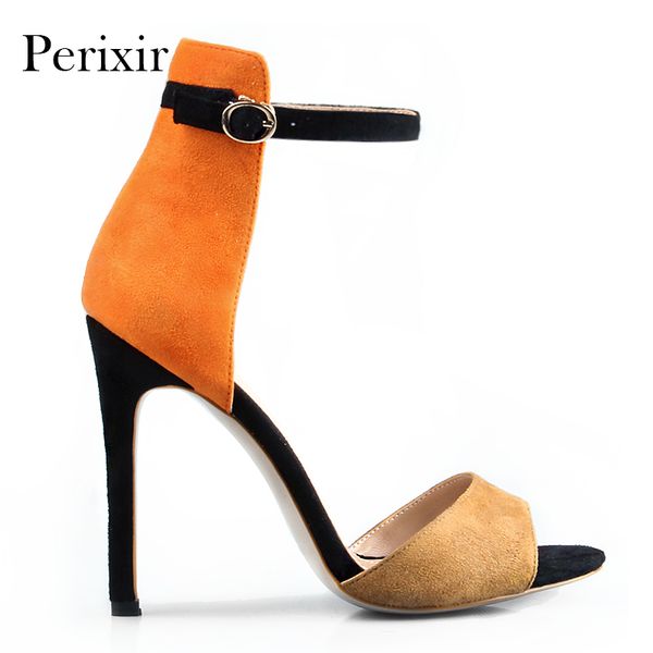 in stock perixir 2020 women's peep toe hight heel sandals summer blue patchwork lady shoes, Black
in stock perixir 2020 women's peep toe hight heel sandals summer blue patchwork lady shoes, Black
