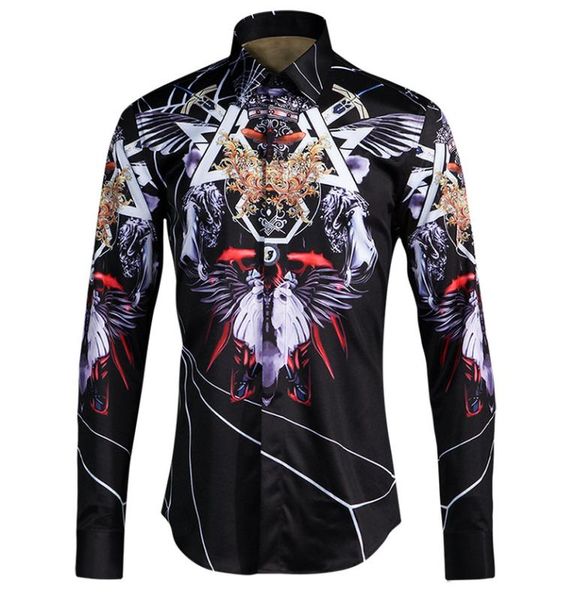 gothic men's shirt trend youth shirt mens shirts casual slim fit ropa de hombre 2020 streetwear men long sleeve, White;black
gothic men's shirt trend youth shirt mens shirts casual slim fit ropa de hombre 2020 streetwear men long sleeve, White;black