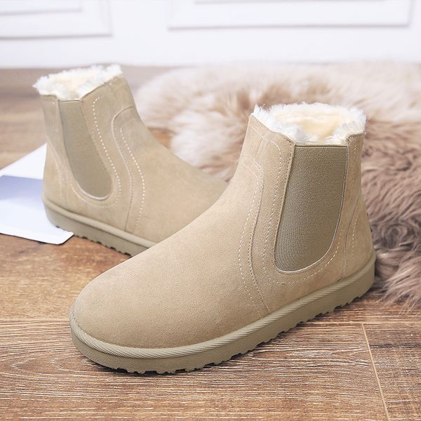 winter snow shoes men fashion shoes men and women flock snow boots flat high-slip in men's skin warm plush boots y, Black
winter snow shoes men fashion shoes men and women flock snow boots flat high-slip in men's skin warm plush boots y, Black
