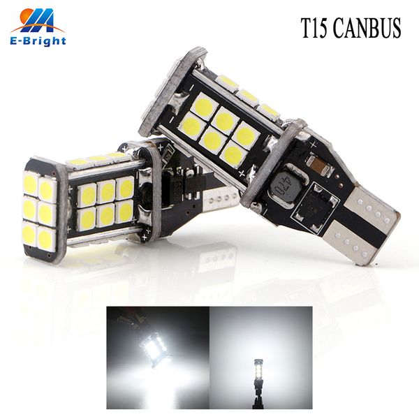 100 pcs t15 canbus 3030 24 smd white led bulbs no error 800lm auto license plate instrument reading car door lights white 6500k
100 pcs t15 canbus 3030 24 smd white led bulbs no error 800lm auto license plate instrument reading car door lights white 6500k
