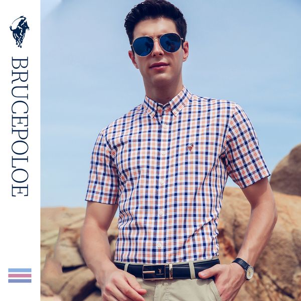cotton short sleeve shirt summer plaid shirt men paul kevin men's half sleeve solid shirt leisure, White;black
cotton short sleeve shirt summer plaid shirt men paul kevin men's half sleeve solid shirt leisure, White;black