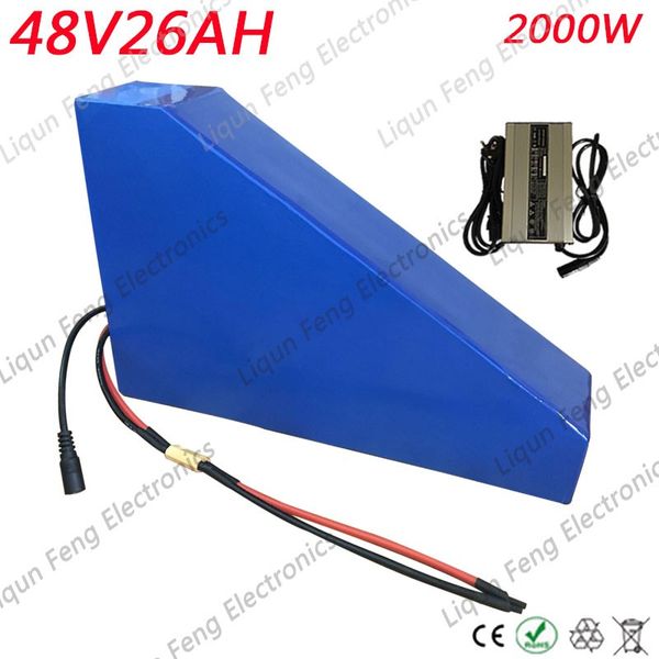 48V 2000W Треугольный аккумулятор 48V 25AH литиевая аккумуляторная батарея 48V 26AH Электри
48V 2000W Треугольный аккумулятор 48V 25AH литиевая аккумуляторная батарея 48V 26AH Электри