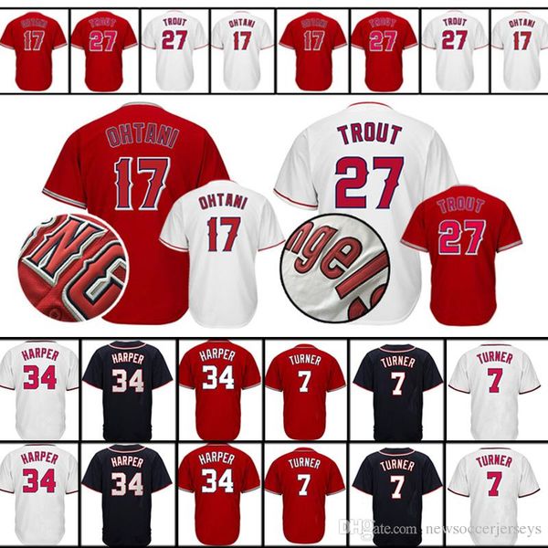 27 Mike Trout 17 Shohei Ohtani NEW men jersey ren white M-XXXL Baseball Jersey Stitched High-quality
27 Mike Trout 17 Shohei Ohtani NEW men jersey ren white M-XXXL Baseball Jersey Stitched High-quality