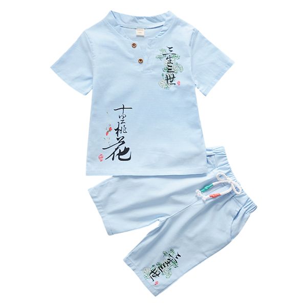 toddler baby boys short sleeve chinese style printed t-shirt +shorts casual outfits clothes sets, White
toddler baby boys short sleeve chinese style printed t-shirt +shorts casual outfits clothes sets, White