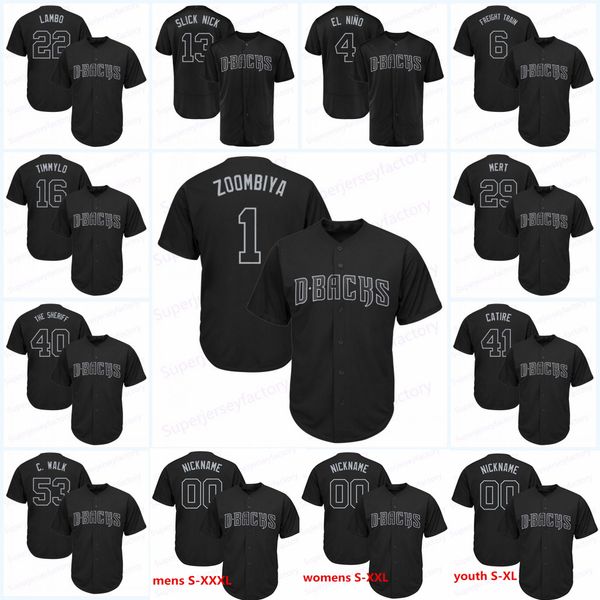 Custom Arizon 2019 Players Weekend 6 David Peralta FREIGHT TRAIN Adam Jones ROOTS jerseys Greg Holland HOLLY Yoshihisa Hirano YOSHIII jersey
Custom Arizon 2019 Players Weekend 6 David Peralta FREIGHT TRAIN Adam Jones ROOTS jerseys Greg Holland HOLLY Yoshihisa Hirano YOSHIII jersey