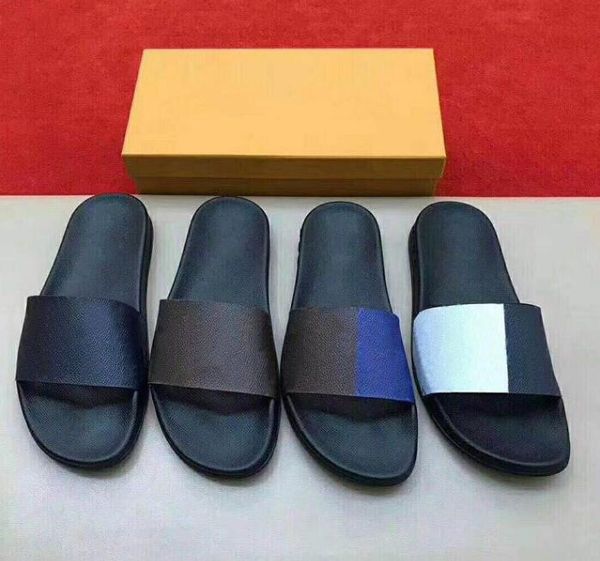 waterfront mule slippers men's luxury sandals flat designer shoes slippers summer flexible rubber outsole slide slippers with box, Black
waterfront mule slippers men's luxury sandals flat designer shoes slippers summer flexible rubber outsole slide slippers with box, Black
