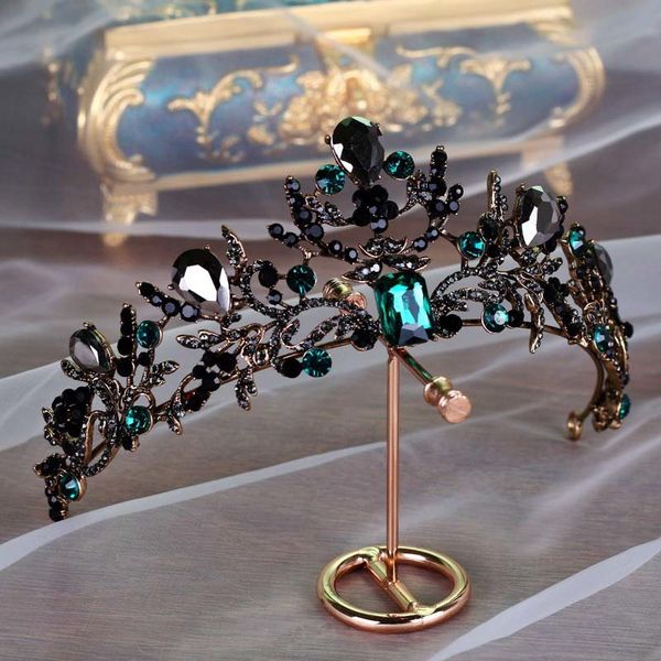 урожай черный rhinestone noiva диадема зеленый кристалл rhinestone невесты тиара и корона ювелирных изделий волос свадебные аксессуары для в, Golden;white
урожай черный rhinestone noiva диадема зеленый кристалл rhinestone невесты тиара и корона ювелирных изделий волос свадебные аксессуары для в, Golden;white