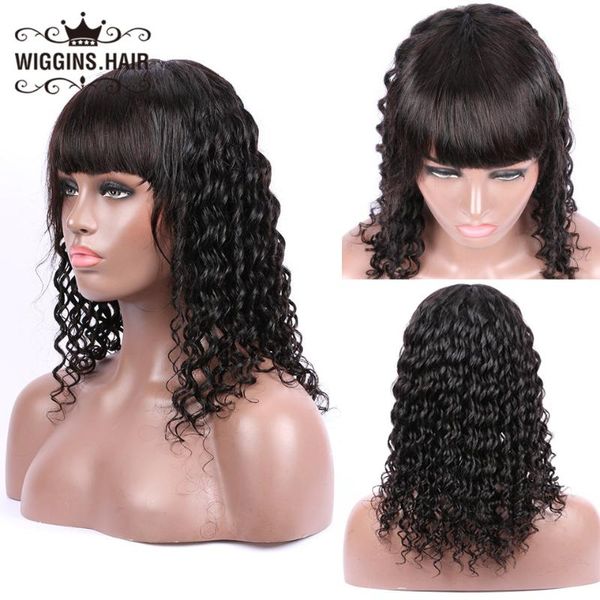 lace wigs wiggins hair human with bangs deep wave pre plucked for black women none-lace peruvian full machine 2pcs, Black;brown
lace wigs wiggins hair human with bangs deep wave pre plucked for black women none-lace peruvian full machine 2pcs, Black;brown