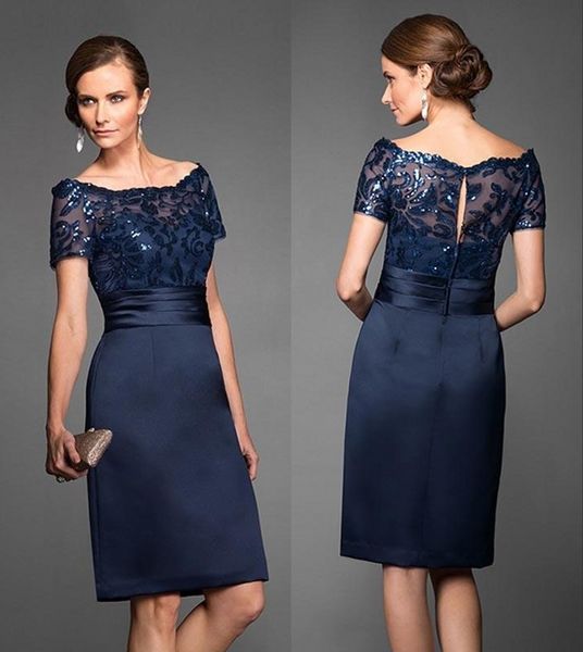 custom made short navy blue mother of the bride dresses elegant knee length short wedding mother's formal gowns, Black;red
custom made short navy blue mother of the bride dresses elegant knee length short wedding mother's formal gowns, Black;red
