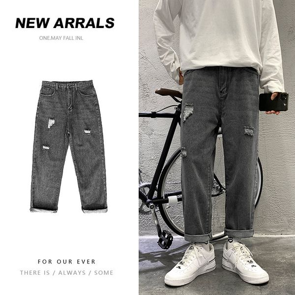 straight jeans men's fashion retro casual hole jeans trousers men streetwear wild loose hip hop hole denim pants mens s-3xl, Blue
straight jeans men's fashion retro casual hole jeans trousers men streetwear wild loose hip hop hole denim pants mens s-3xl, Blue
