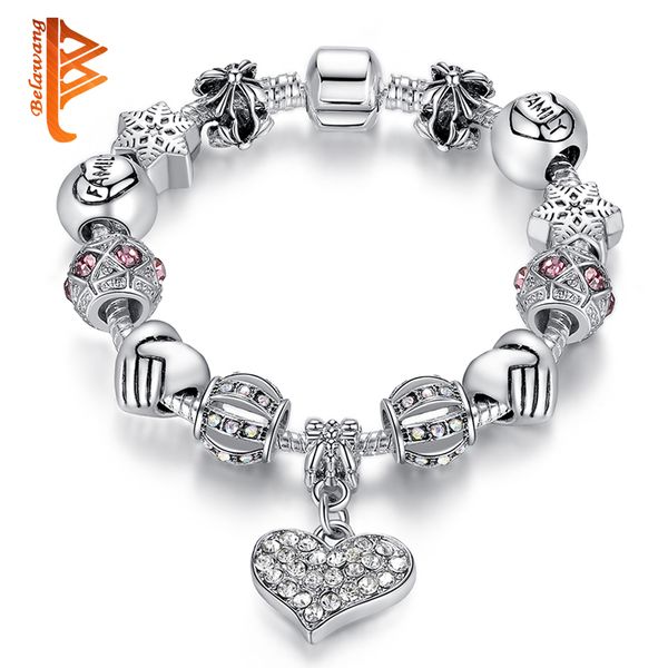 women bracelet silver color crystal charm bracelet for women diy 925 beads bracelets & bangles jewelry gift, Golden;silver
women bracelet silver color crystal charm bracelet for women diy 925 beads bracelets & bangles jewelry gift, Golden;silver