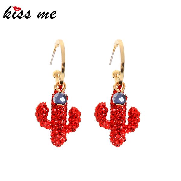 kissme 2020 new cute cactus drop earrings for women gifts delicate red green crystal enamel earrings fashion jewelry wholesale, Silver
kissme 2020 new cute cactus drop earrings for women gifts delicate red green crystal enamel earrings fashion jewelry wholesale, Silver