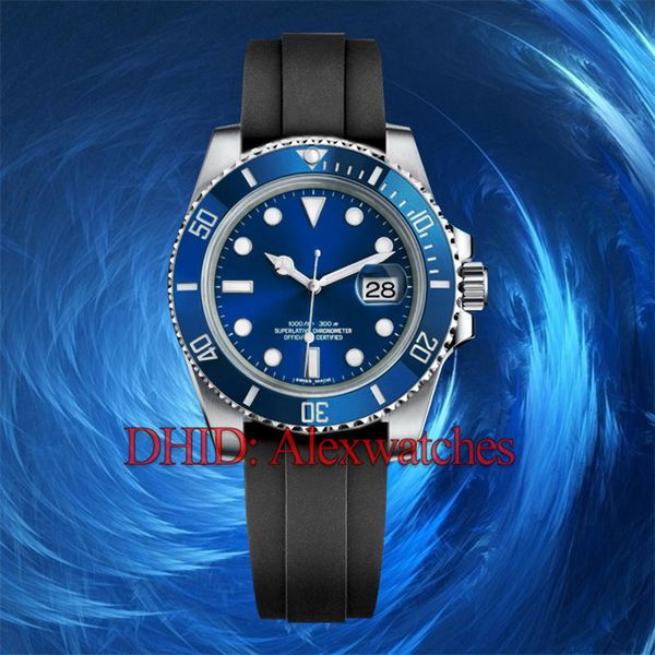 116610lv men watch blue dial reloj de lujo mens designer watches ceramic bezel automatic mechanical wristwatches floding rubber strap, Slivery;brown
116610lv men watch blue dial reloj de lujo mens designer watches ceramic bezel automatic mechanical wristwatches floding rubber strap, Slivery;brown