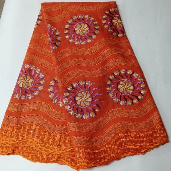 5Yards/pc Beautiful orange african cotton fabric flower embroidery swiss voile dry lace for clothes BC83-10
5Yards/pc Beautiful orange african cotton fabric flower embroidery swiss voile dry lace for clothes BC83-10