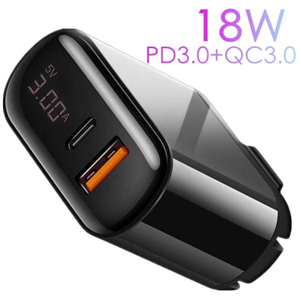 18w pd fast charger for iphone 11 qc 3.0 usb charger type c charger with digital screen power adapter for iphone for huawei
18w pd fast charger for iphone 11 qc 3.0 usb charger type c charger with digital screen power adapter for iphone for huawei