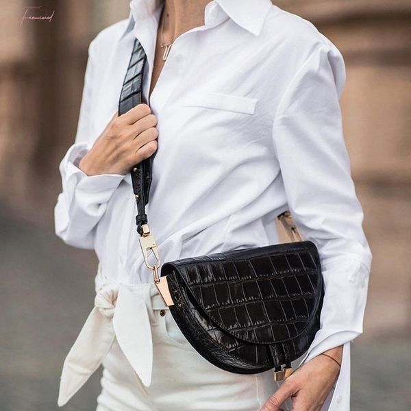 fashion alligator saddle bag for women shoulder bags design round handbag ladies messenger bags torebki damskie
fashion alligator saddle bag for women shoulder bags design round handbag ladies messenger bags torebki damskie