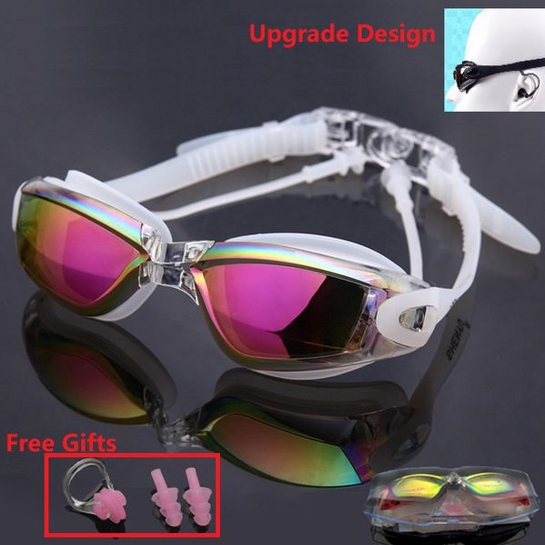 plated big frame swimming goggles ear plugs electroplating uv waterproof anti fog swimwear eyewear swim diving water glasses
plated big frame swimming goggles ear plugs electroplating uv waterproof anti fog swimwear eyewear swim diving water glasses