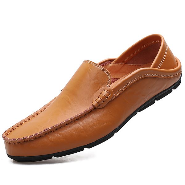 men's leather loafers men slip-on flat shoes driving sheos for men weight light walking sneakers homens big size 47 dropshipping, Black
men's leather loafers men slip-on flat shoes driving sheos for men weight light walking sneakers homens big size 47 dropshipping, Black